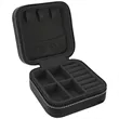 Black/Silver Leatherette Travel Jewelry Box | https://www.bestnamebadges.com