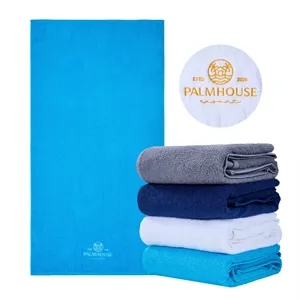 Custom Embroidery Cotton Beach Towel 500GSM