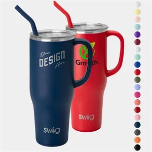 40 oz SWIG® Stainless Steel Insulated Mega Tumbler Mug | https://www.bestnamebadges.com