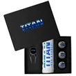 Premium Golf Gift Presentation Box -Ball, Divot Tool & Towel | https://www.bestnamebadges.com