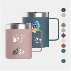 14 oz Hydrapeak® Stainless Steel Insulated Coffee Mug | https://www.bestnamebadges.com