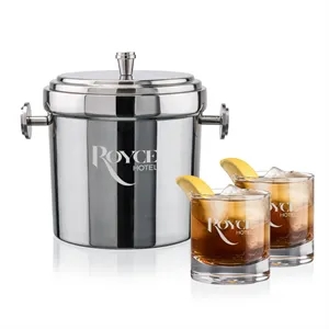 Milano Ice Bucket & Wakefield On-the-Rocks Set