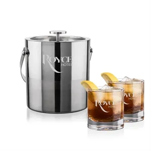 Catania Ice Bucket & Wakefield On-the-Rocks Set