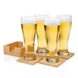 Bamboo Coaster Gift Set - Muskoka | https://www.bestnamebadges.com