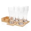 Bamboo Coaster Gift Set - Muskoka | https://www.bestnamebadges.com
