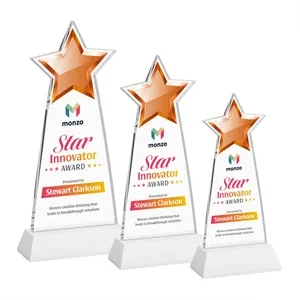 Starlite VividPrint™ Award on Hartford Base - White