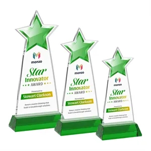 Starlite VividPrint™ Award on Hartford Base - Green