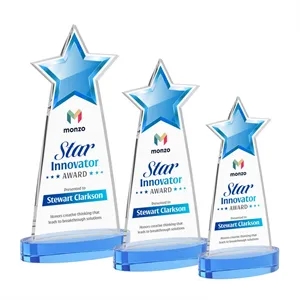Starlite VividPrint™ Award on Alberton Base - Sky Blue
