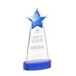 Starlite Award on Alberton Base - Blue | https://www.bestnamebadges.com