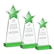 Starlite Award - Green | https://www.bestnamebadges.com