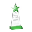Starlite Award - Green | https://www.bestnamebadges.com