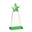 Starlite Award - Green | https://www.bestnamebadges.com