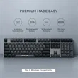 SATECHI® SM3 Slim Mechanical Backlit Bluetooth Keyboard | https://www.bestnamebadges.com