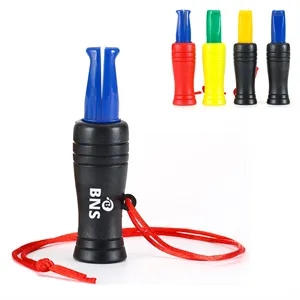 Plastic Duck Call With Red Lanyard