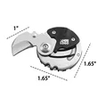 Coin Pocket Knife With Screwdriver Set Mini Tool | https://www.bestnamebadges.com