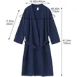 Lightweight Waffle Robe Quick-Dry Absorbent Bathrobe | https://www.bestnamebadges.com