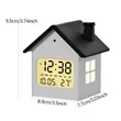 House-Shaped Digital Alarm Clock | https://www.bestnamebadges.com