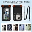 Dual Compartment Waterproof Phone Pouch Floating Dry Bag | https://www.bestnamebadges.com