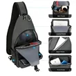 Crossbody Sling Backpack Chest Bag With Adjustable Strap | https://www.bestnamebadges.com