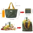 Large Reusable Grocery Foldable Shopping Tote Bag | https://www.bestnamebadges.com