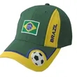 World Cup Soccer Cap Custom Embroidery Baseball Hat | https://www.bestnamebadges.com