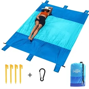 Beach Blanket Waterproof Sandproof Mat 84" X 84"