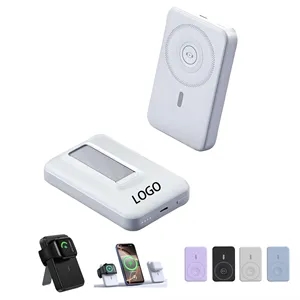 3-in-1 Portable Magnetic Wireless Charger Power Bank