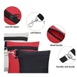 Zipper Golf Ball Pouch Waist Clip Storage Bag | https://www.bestnamebadges.com