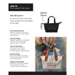Mini Fontaine Tote Charm | https://www.bestnamebadges.com