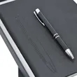 TiTUS® Magnetic PU Leather Notebook & Metal Pens Gift Set | https://www.bestnamebadges.com