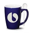 Winfield Mug & Spoon 15oz - Deep Etch | https://www.bestnamebadges.com