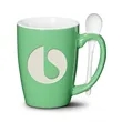 Winfield Mug & Spoon 15oz - Deep Etch | https://www.bestnamebadges.com