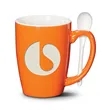Winfield Mug & Spoon 15oz - Deep Etch | https://www.bestnamebadges.com