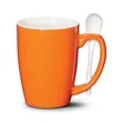 Winfield Mug & Spoon 15oz - Imprinted | https://www.bestnamebadges.com