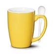 Winfield Mug & Spoon 15oz - Imprinted | https://www.bestnamebadges.com
