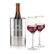 Catania Wine Cooler & Tucson Gold Rim Wine Set | https://www.bestnamebadges.com