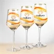 Tucson Gold Rim Wine Glass - VividPrint™ | https://www.bestnamebadges.com