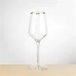 Tucson Gold Rim Wine Glass - VividPrint™ | https://www.bestnamebadges.com