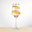 Tucson Gold Rim Wine Glass - VividPrint™ | https://www.bestnamebadges.com