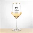 Tucson Gold Rim Wine - Imprinted | https://www.bestnamebadges.com