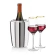 Pescara Wine Cooler & Tucson Gold Rim Wine Set | https://www.bestnamebadges.com