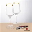 Swiss Force® Opener & Tucson Gold Rim Wine | https://www.bestnamebadges.com