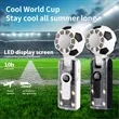 Portable Mini Handheld Fans with Cooling Function | https://www.bestnamebadges.com