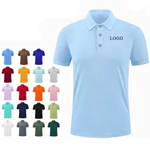 Oversized Unisex Quick Dry Polo Shirts Short Sleeve