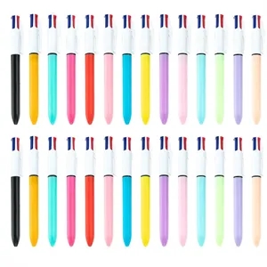 4 Color In 1 Retractable Multicolor Ballpoint Pen
