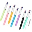 4 Color In 1 Retractable Multicolor Ballpoint Pen | https://www.bestnamebadges.com
