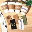 Disposable Paper Coffee Cup Sleeves | https://www.bestnamebadges.com
