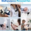 Multifunctional Phone Holder Foldable Portable Handheld Fan | https://www.bestnamebadges.com