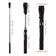 Dual Magnetic Telescopic LED Flashlight Pickup Tool | https://www.bestnamebadges.com
