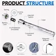 Dual Magnetic Telescopic LED Flashlight Pickup Tool | https://www.bestnamebadges.com